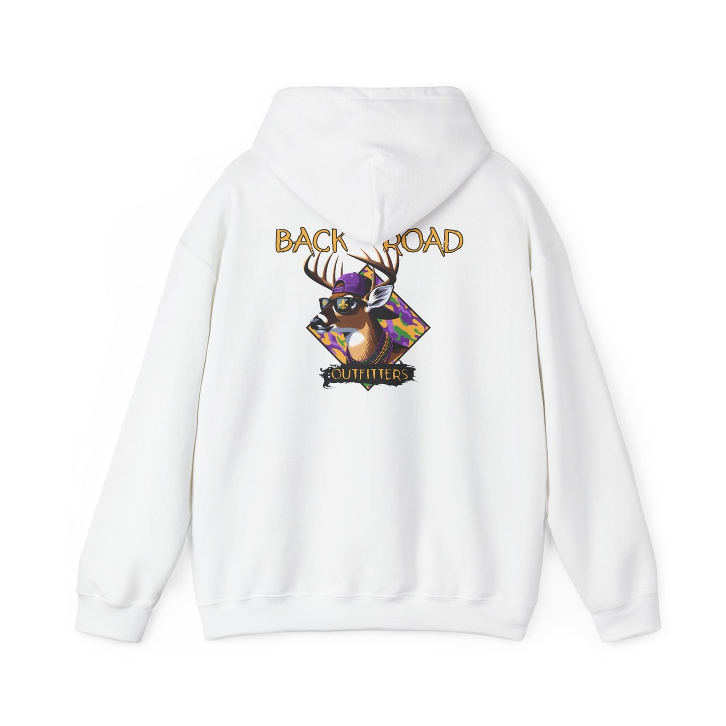 Back Road Outfitters Mardi Gras Deer Hoodie