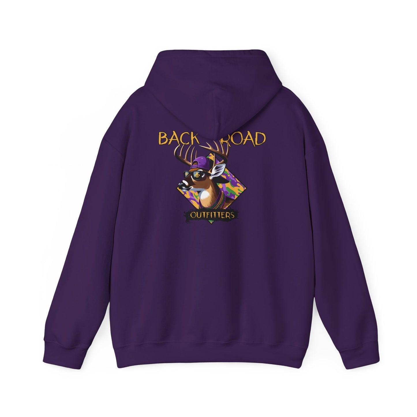 Back Road Outfitters Mardi Gras Deer Hoodie