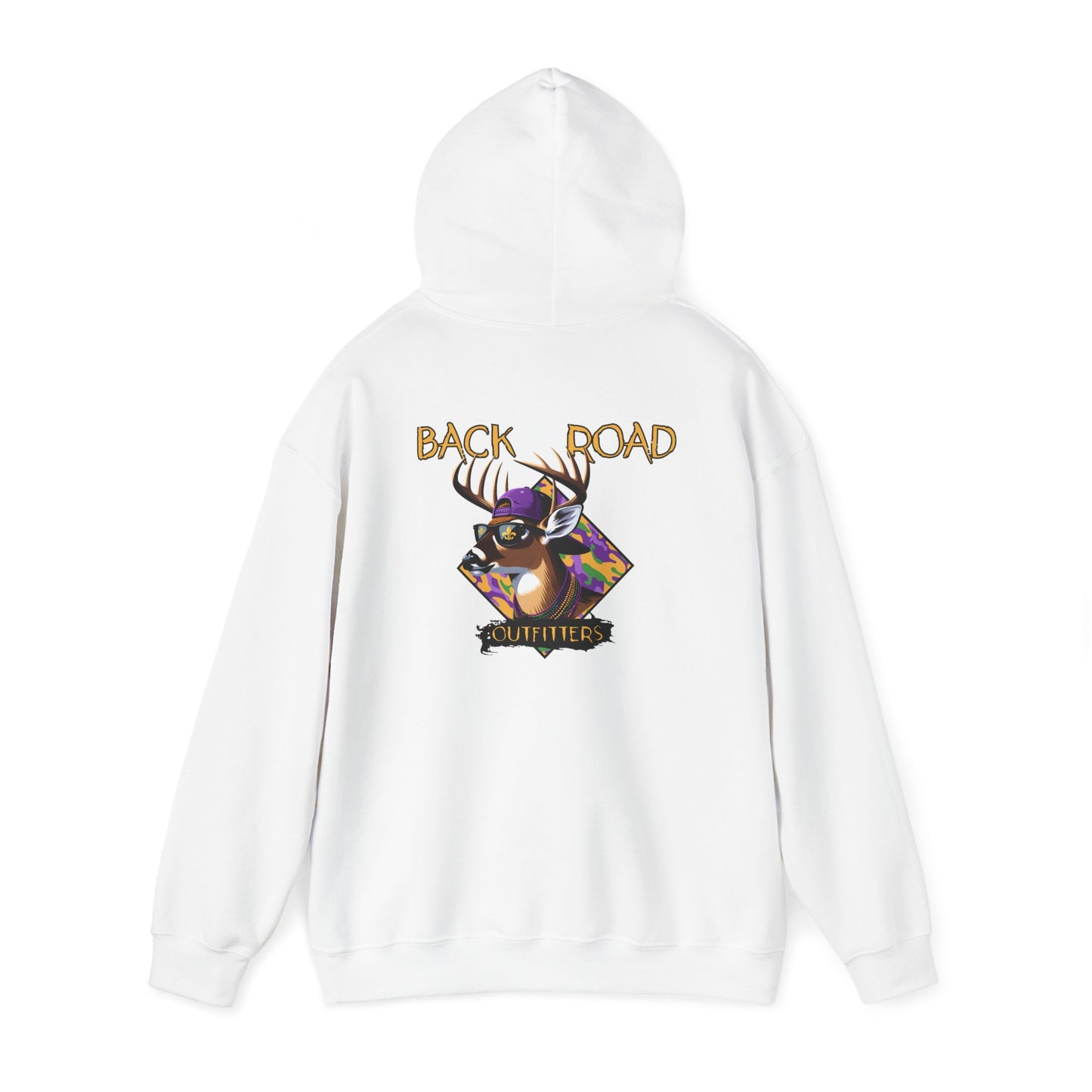 Back Road Outfitters Mardi Gras Deer Hoodie