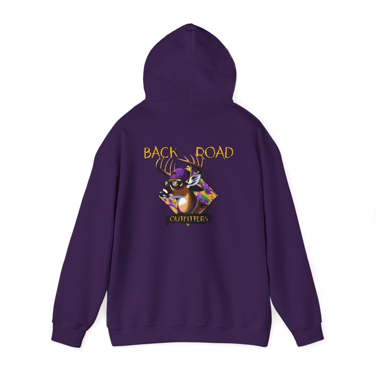 Back Road Outfitters Mardi Gras Deer Hoodie